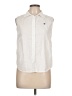 Assorted Brands White Sleeveless Button-Down Shirt Size 10 - 12 - photo 1