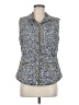 Nic + Zoe 100% Polyester Gray Vest Size M - photo 1
