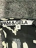 Pam & Gela 100% Silk Print Black Romper Size M - photo 3