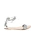 Nine West Metallic Silver Sandals Size 8 1/2 - photo 1