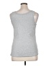 Caslon 100% Cotton Silver Tank Top Size XL - photo 2