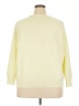 Pure Collection 100% Cotton Solid Yellow Pullover Sweater Size 18 - photo 2
