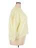 Pure Collection 100% Cotton Solid Yellow Pullover Sweater Size 18 - photo 4
