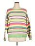 Kohl's Stripes Green Pullover Sweater Size XL - photo 1