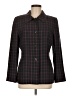 Kasper A.S.L. Plaid Burgundy Blazer Size 8 - photo 1