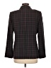 Kasper A.S.L. Plaid Burgundy Blazer Size 8 - photo 2