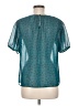 CAbi 100% Polyester Teal Short Sleeve T-Shirt Size M - photo 2
