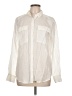 A New Day 100% Lyocell Ivory Long Sleeve Button-Down Shirt Size L - photo 1
