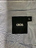 ASOS 100% Cotton Chevron-herringbone Gray Long Sleeve Button-Down Shirt Size XL - photo 7