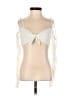 Lucy In The Sky 100% Polyester Ivory White Sleeveless Blouse Size XS - photo 1