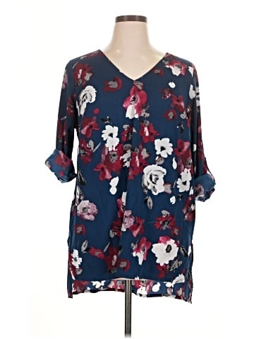 Lane Bryant Outlet Short Sleeve Blouse (view 1)