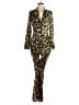 Alexis Animal Print Gold Jumpsuit Size M - photo 1