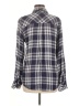 Rails 100% Rayon Plaid Blue Long Sleeve Button-Down Shirt Size M - photo 2