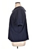 Unbranded 100% Cotton Blue Short Sleeve Blouse Size XL - photo 5