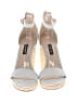 Nine West Silver White Sandals Size 7 1/2 - photo 2