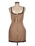 L'Agence Solid Tan Casual Dress Size 6 - photo 2