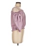iris 100% Polyester Pink 3/4 Sleeve Blouse Size M - photo 4