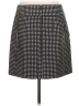 Ann Taylor LOFT Houndstooth Black Casual Skirt Size 8 - photo 2