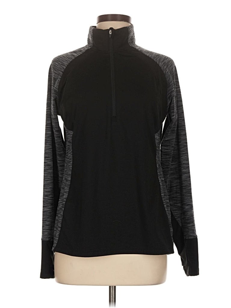 Pre-owned Danskin Now Pullover Sweater In Black