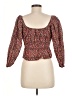 Zara Red 3/4 Sleeve Blouse Size M - photo 2