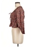 Zara Red 3/4 Sleeve Blouse Size M - photo 5