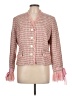 Fashion Instincts 100% Polyester Tweed Pink Jacket Size 12 - photo 1