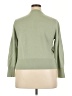 J.Crew 100% Cashmere Green Cashmere Pullover Sweater Size 2X - photo 2