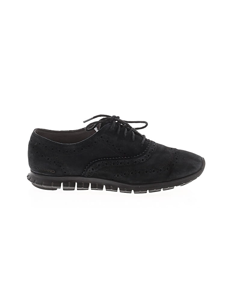 Pre-owned Assorted Brands Flats In Black