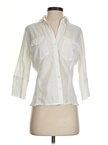 Caribbean Joe 3/4 Sleeve Button-Down Shirt (view 1)