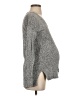 Gap - Maternity 100% Cotton Gray Pullover Sweater Size XS Maternity - photo 4