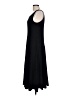 Three Dots Solid Black Casual Dress Size L - photo 5