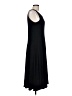 Three Dots Solid Black Casual Dress Size L - photo 4