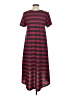 Lularoe Stripes Red Casual Dress Size S - photo 2