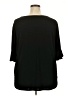 Green Envelope Black 3/4 Sleeve Top Size 3X - photo 2