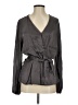 Krisa 100% Viscose Gray Long Sleeve Blouse Size S - photo 1