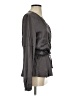 Krisa 100% Viscose Gray Long Sleeve Blouse Size S - photo 4