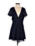 TOBI 100% Polyester Solid Blue Casual Dress Size M - photo 1