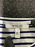 Derek Lam 10 Crosby 100% Cotton Stripes Ivory Short Sleeve Turtleneck Size S - photo 7