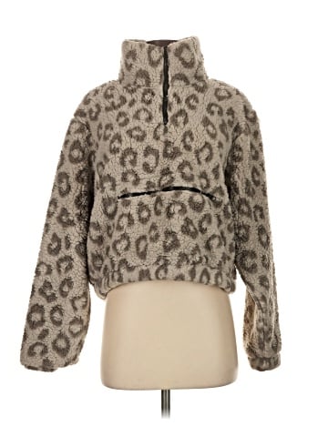 Aqua Faux Fur Jacket (view 1)