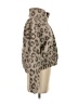 Aqua 100% Polyester Animal Print Gray Faux Fur Jacket Size S - photo 4