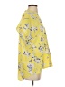 CAbi Yellow Short Sleeve Blouse Size S - photo 4