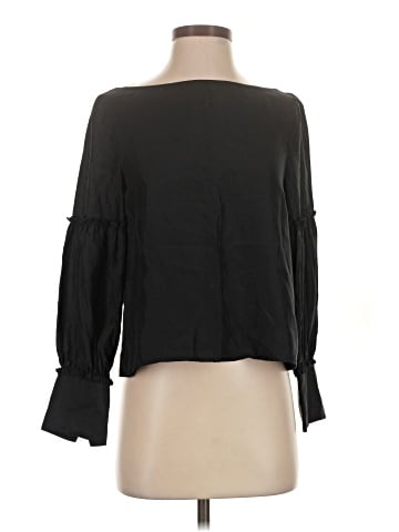 Club Monaco Long Sleeve Silk Top (view 1)