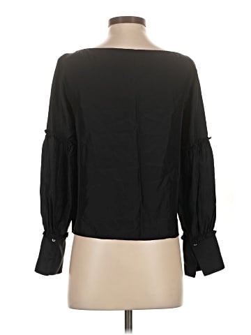 Club Monaco Long Sleeve Silk Top (view 2)