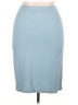 St. John Solid Blue Casual Skirt Size 14 - photo 2