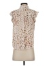 Lovestitch Ivory Sleeveless Button-Down Shirt Size S - photo 2