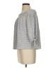 Lucky Brand Gray 3/4 Sleeve Top Size S - photo 5