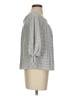 Lucky Brand Gray 3/4 Sleeve Top Size S - photo 4