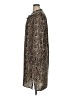 Three Dots 100% Polyester Animal Print Brown Casual Dress Size XL - photo 5