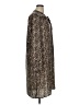 Three Dots 100% Polyester Animal Print Brown Casual Dress Size XL - photo 4