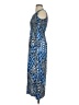 Notations 100% Rayon Print Blue Casual Dress Size S (petite) - photo 5